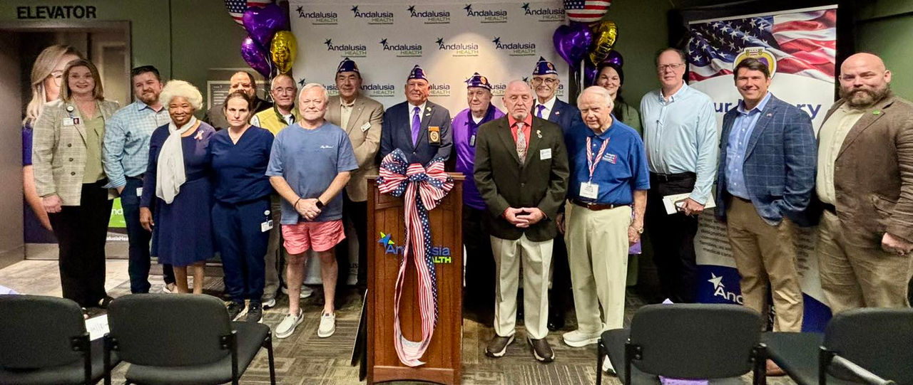 Andalusia Health Hosts Purple Heart  Ceremony